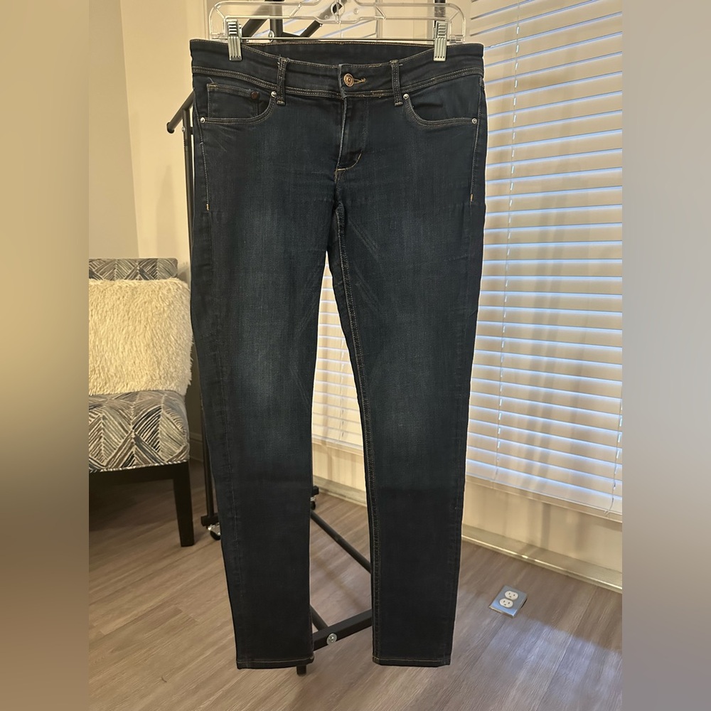 Vintage H&M super skinny super low rise jeans - size 0